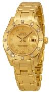 Rolex Naisten kello 80318-0060 Pearlmaster 29 Samppanja/18K