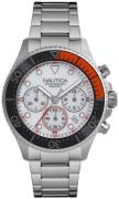 Nautica Miesten kello NAPWPC005 Valkoinen/Teräs Ø44 mm