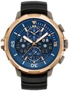 IWC Miesten kello IW379402 Aquatimer Sininen/Kumi Ø49 mm