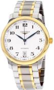 Longines Miesten kello L2.628.5.78.7 Master Hopea/18K keltakultaa