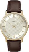 Timex Miesten kello TW2R92000 Hopea/Nahka Ø40 mm