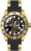 Invicta Miesten kello 36829 Pro Diver Musta/Kullansävytetty teräs