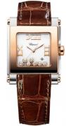 Chopard Naisten kello 278497-9001 Happy Sport Valkoinen/Nahka Ø30 mm