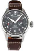 IWC Miesten kello IW502702 Pilots Spitfire Harmaa/Nahka Ø46.2 mm