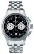 Hamilton Miesten kello H76516133 Khaki Aviation Musta/Teräs Ø44 mm