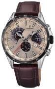 Festina Miesten kello F20201-2 Beige/Nahka Ø42 mm