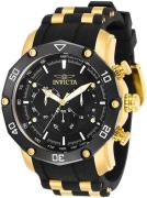 Invicta Miesten kello 30080 Pro Diver Musta/Kullansävytetty teräs