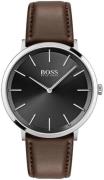 Hugo Boss Miesten kello 1513829 Musta/Nahka Ø40 mm