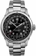 Breitling Miesten kello AB3521U41B1A1 Navitimer Gmt Musta/Teräs Ø43