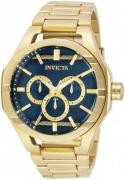 Invicta Miesten kello 31830 Sininen/Kullansävytetty teräs Ø48 mm