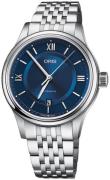 Oris Miesten kello 01 733 7719 4075-07 8 20 10 Culture Sininen/Teräs