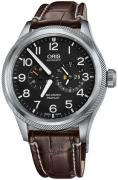 Oris Miesten kello 01 690 7735 4164-07 1 22 72FC Aviation Musta/Nahka