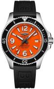 Breitling Miesten kello A17366D71O1S2 Superocean Ii 42 Oranssi/Kumi