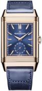 Jaeger LeCoultre Miesten kello 398258J Reverso Sininen/Nahka