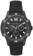 Nautica Miesten kello NAPSDG001 Multifunction Musta/Kumi Ø46 mm