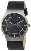 Bering Miesten kello 11939-472 Classic Musta/Nahka Ø39 mm