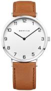 Bering Miesten kello 13940-504 Classic Valkoinen/Nahka Ø40 mm