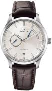 Zenith Miesten kello 03.2122.685-01.C498 Captain Hopea/Nahka Ø40 mm