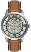 Fossil Miesten kello ME3234 Townsman Vihreä/Nahka Ø44 mm