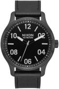 Nixon Miesten kello A12432998-00 Musta/Nahka Ø42 mm