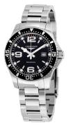 Longines Miesten kello L3.640.4.56.6 Hydroconquest Musta/Teräs Ø39