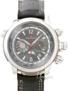 Jaeger LeCoultre Miesten kello 1766440 Master Compressor Harmaa/Nahka