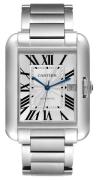 Cartier Miesten kello W5310008 Tank Anglaise Hopea/Teräs