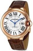 Cartier Miesten kello W6900651 Ballon Bleu Hopea/Nahka Ø42.1 mm