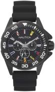 Nautica Miesten kello NAPMIA001 Musta/Kumi Ø44 mm