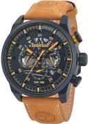 Timberland Miesten kello TDWGF2100602 Henniker III Musta/Nahka Ø47 mm