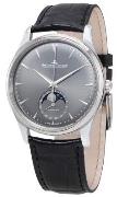 Jaeger LeCoultre Miesten kello 1363540 Master Ultra Thin Harmaa/Nahka