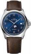 Glycine Miesten kello GL0385 Combat Classic Sininen/Nahka Ø40 mm