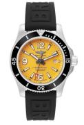 Breitling Miesten kello A17367021I1S2 Superocean 44 Keltainen/Kumi