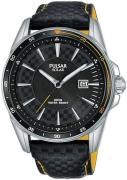 Pulsar Miesten kello PX3207X1 Musta/Nahka Ø45 mm