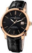 Ulysse Nardin Miesten kello 8156-111-2-92 Classico Musta/Nahka Ø40 mm