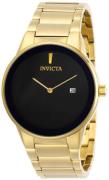 Invicta Miesten kello 29470 Musta/Kullansävytetty teräs Ø40 mm