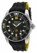 Invicta Miesten kello 20199 Pro Diver Musta/Kumi Ø47 mm