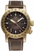 Glycine Miesten kello GL0166 Airman Ruskea/Nahka Ø44 mm