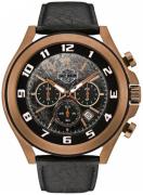 Bulova Miesten kello 78B148 Harley-Davidson Harmaa/Nahka Ø43.5 mm