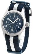 Hamilton Miesten kello H68201043 Khaki Field Sininen/Tekstiili Ø38 mm