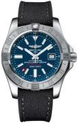 Breitling Miesten kello A32390111C1W1 Avenger Ii Gmt Sininen/Kumi