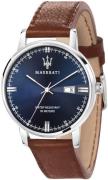 Maserati Miesten kello R8851130003 Eleganza Sininen/Nahka Ø42 mm