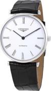 Longines Miesten kello L4.908.4.11.2 Grande Classique Valkoinen/Nahka