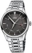 Oris Miesten kello 01 755 7742 4053-07 8 21 88 Culture Harmaa/Teräs