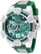 Invicta Miesten kello 35870 Nfl Vihreä/Hiilikuitua Ø52 mm