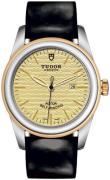 Tudor Naisten kello M53003-0027 Glamour Date Kullattu/Nahka Ø31 mm