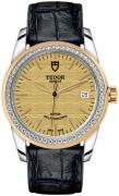 Tudor M55023-0051 Glamour Date Kullattu/Nahka Ø36 mm