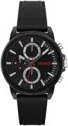 Hugo Boss Miesten kello 1530256 Relax Musta/Muovi Ø44 mm