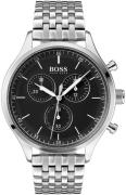 Hugo Boss Miesten kello 1513652 Musta/Teräs Ø44 mm