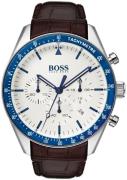 Hugo Boss Miesten kello 1513629 Valkoinen/Nahka Ø44 mm